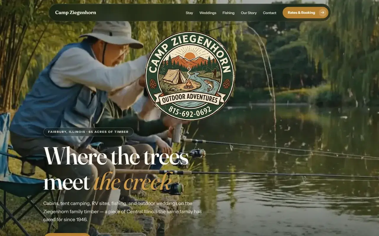 Camp Ziegenhorn website home page